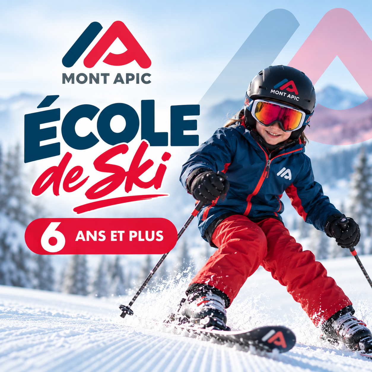 Cours de groupe - ski - 6 ans et plus