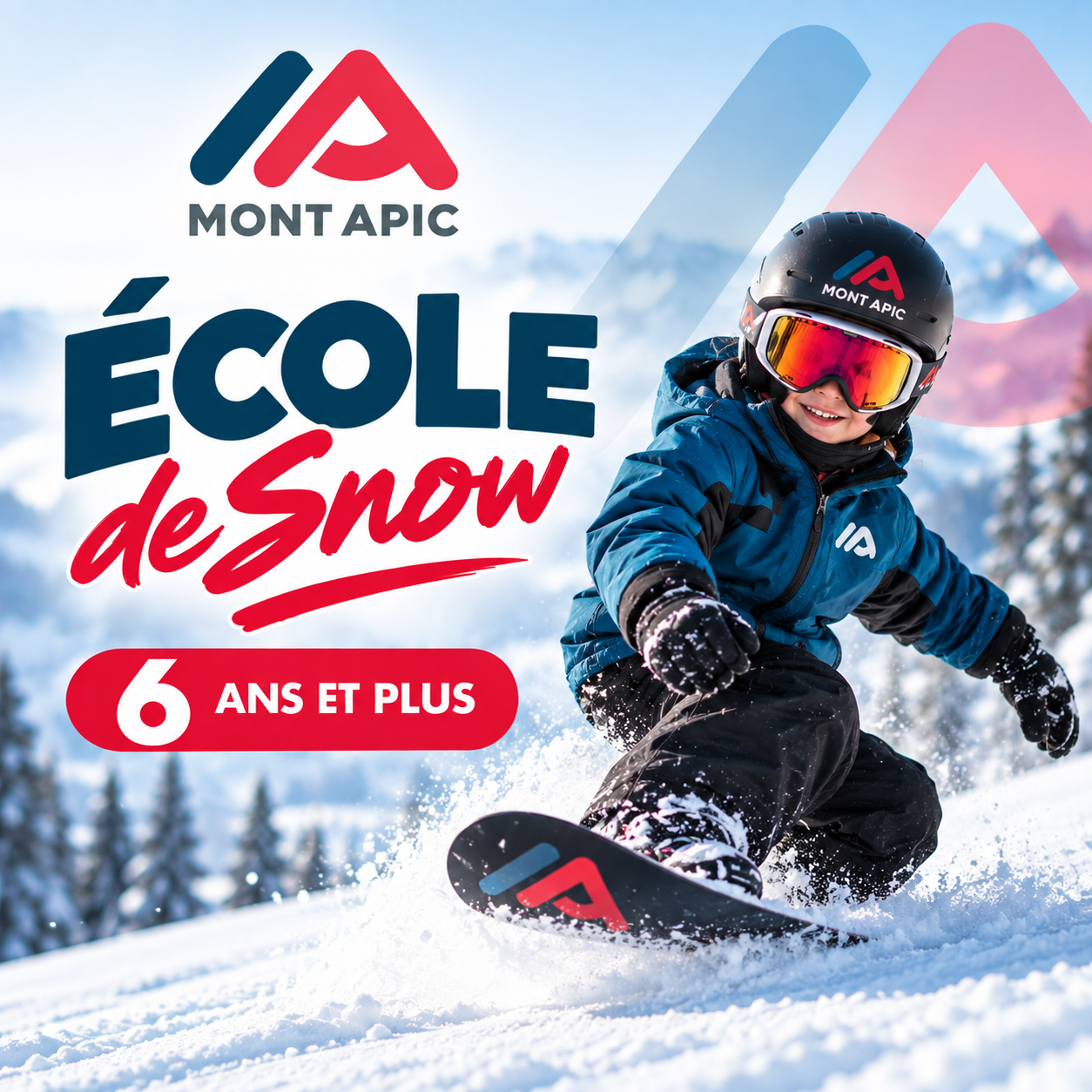 Cours de groupe - snow - 6 ans et plus